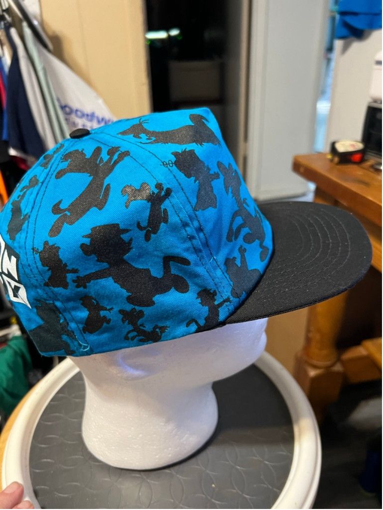 Cartoon Network Vintage Cartoon Network Blue Black Character Print Snapback Size ONE SIZE - 4 Thumbnail