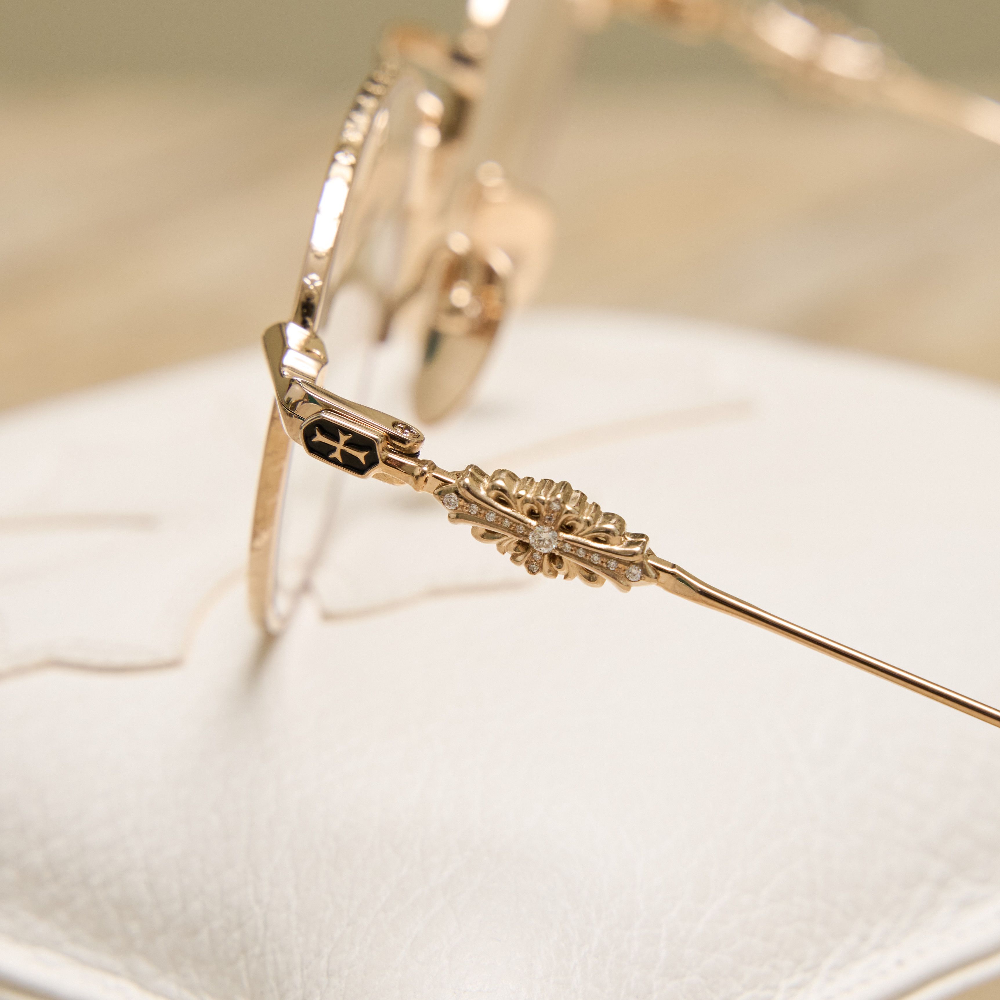 Chrome Hearts DIAMOND CHROME HEARTS VAGIDICTORIAN III Diamond Gold Plated Size ONE SIZE - 4 Thumbnail