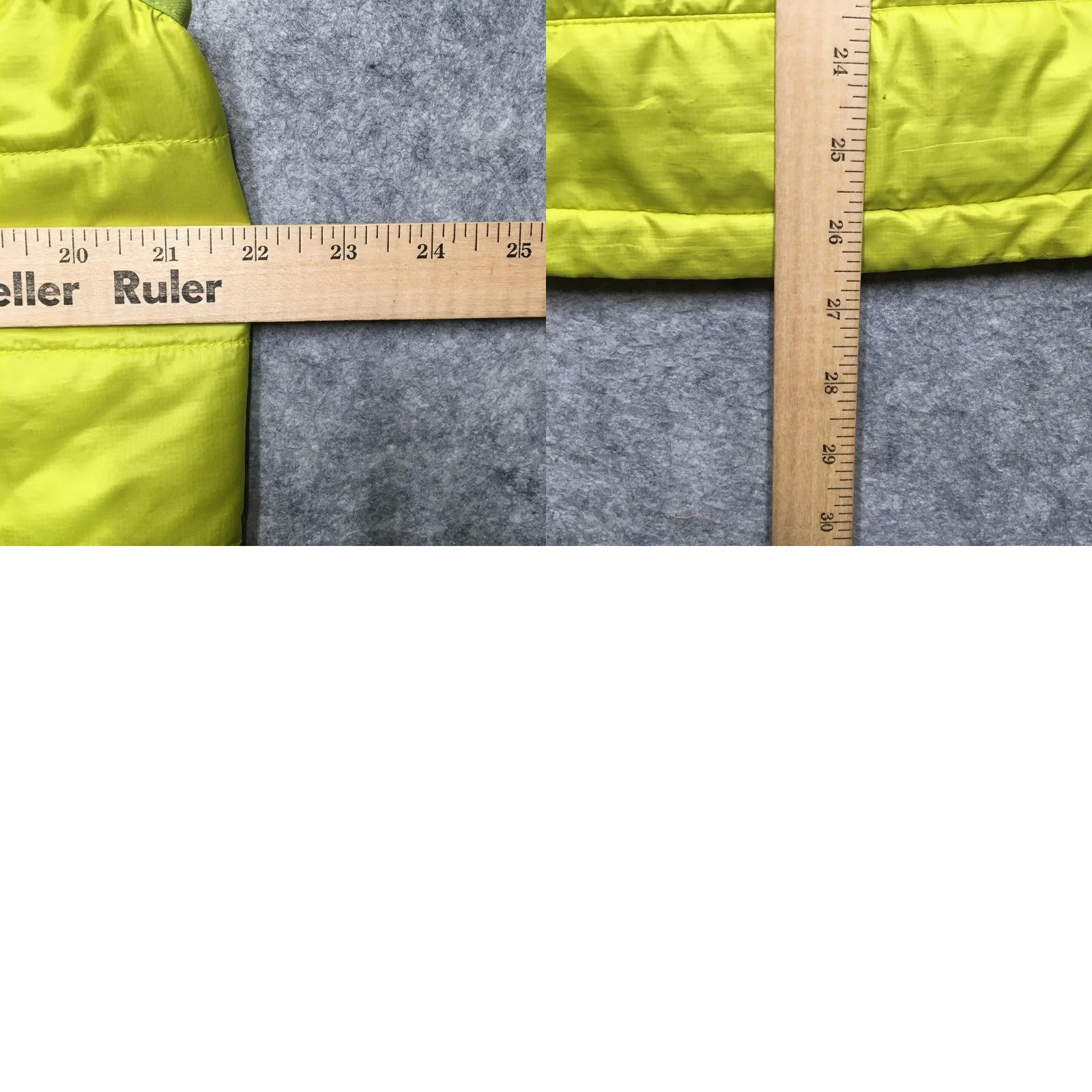 Vintage REI Vest Mens M Lime Green Insulated Pertex Quantum ECO PrimaLoft Puffer Quilted Zip Casual Travel Hiking Walking Yellow Mens Vest Size US M / EU 48-50 / 2 - 9 Thumbnail