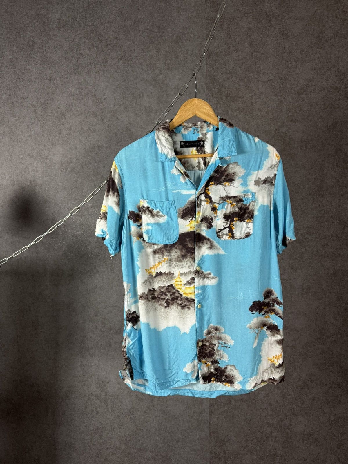 Allsaints Allsaints designer hawaiian art shirt Size US S / EU 44-46 / 1 - 1 Thumbnail