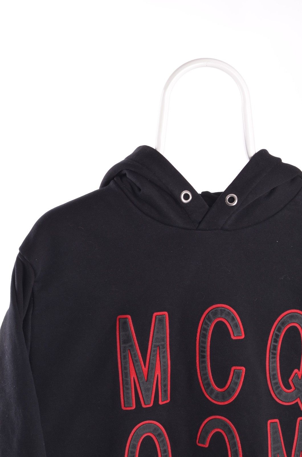 Alexander McQueen Alexander McQueen McQ Big Logo Luxury Black Hoodie Size US M / EU 48-50 / 2 - 2 Thumbnail