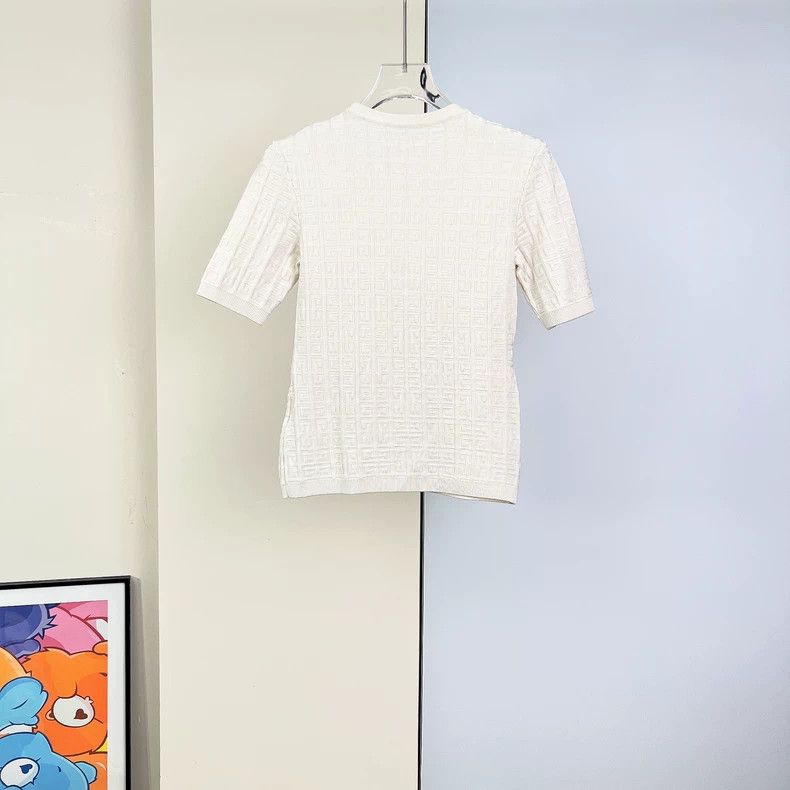 Givenchy Givenchy Knitted Short-Sleeve Top (Summer) Size XS / US 0-2 / IT 36-38 - 2 Thumbnail