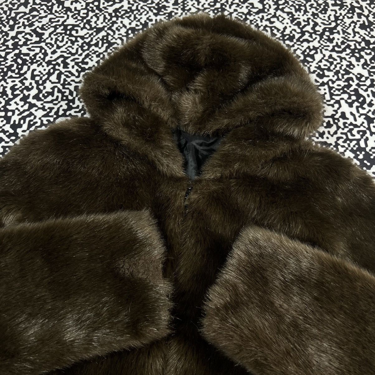Vintage Vintage Y2K Japanese Style Faux Fur Retro Bomber Jacket Size XS / US 0-2 / IT 36-38 - 13 Thumbnail