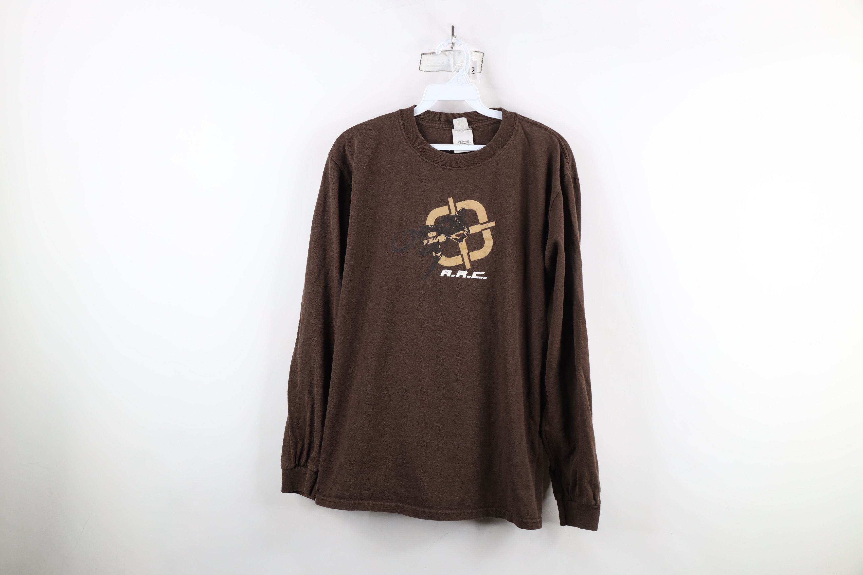Vintage Vintage 90s Y2K Streetwear Racing Long Sleeve T-Shirt Size US M / EU 48-50 / 2 - 1 Thumbnail