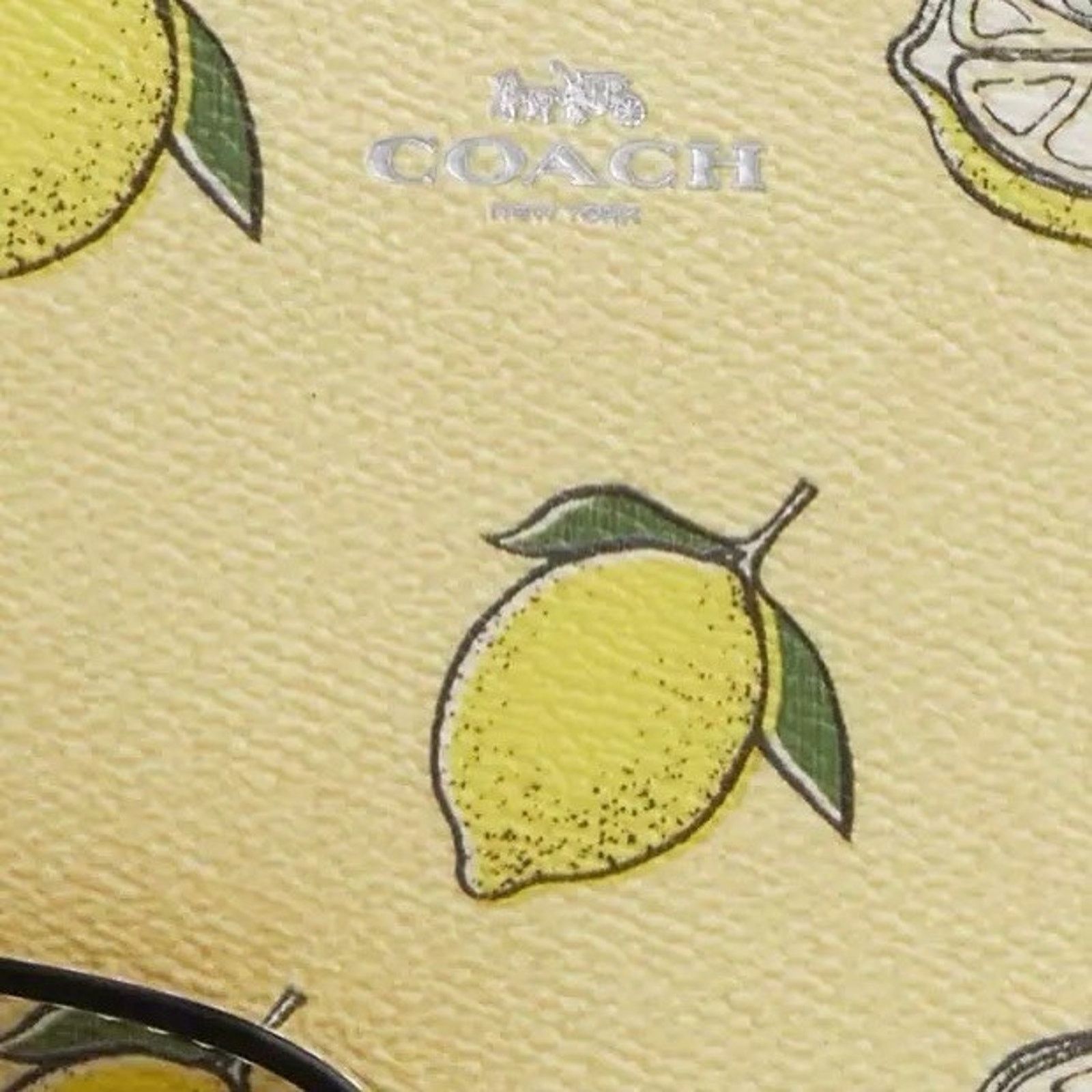 Coach NWT Coach CBB80 Corner Zip Wristlet Lemon Garden Glade Size ONE SIZE - 6 Thumbnail