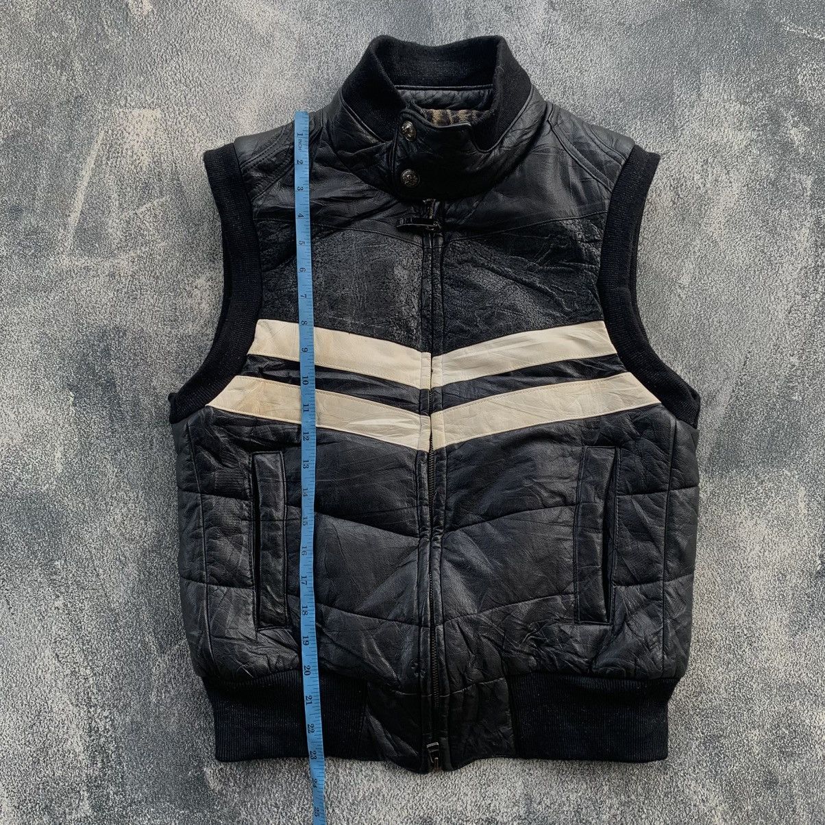 Japanese Brand × Le Grande Bleu (L.G.B.) × Roen Roen Leather Vest Thinsulate Insulation Size US S / EU 44-46 / 1 - 8 Thumbnail