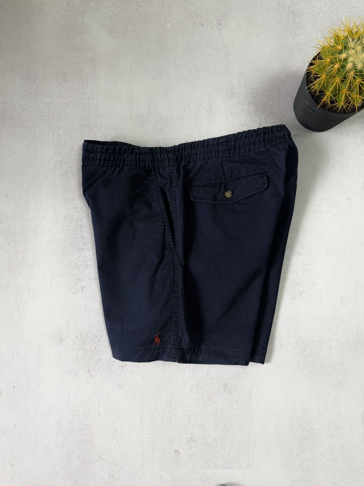 Polo Ralph Lauren × Vintage Polo Ralph Lauren Shorts Blue Mens M Size Luxury Y2K Size US 32 / EU 48 - 9 Thumbnail
