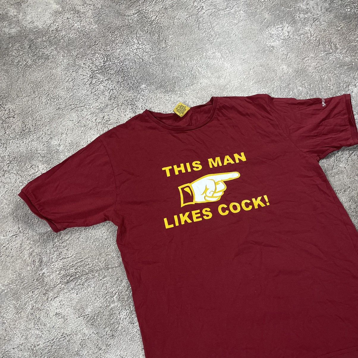 Vintage Vintage Y2K Humor Graphic Tee Sun Faded Streetwear Tapered M Size US M / EU 48-50 / 2 - 3 Thumbnail