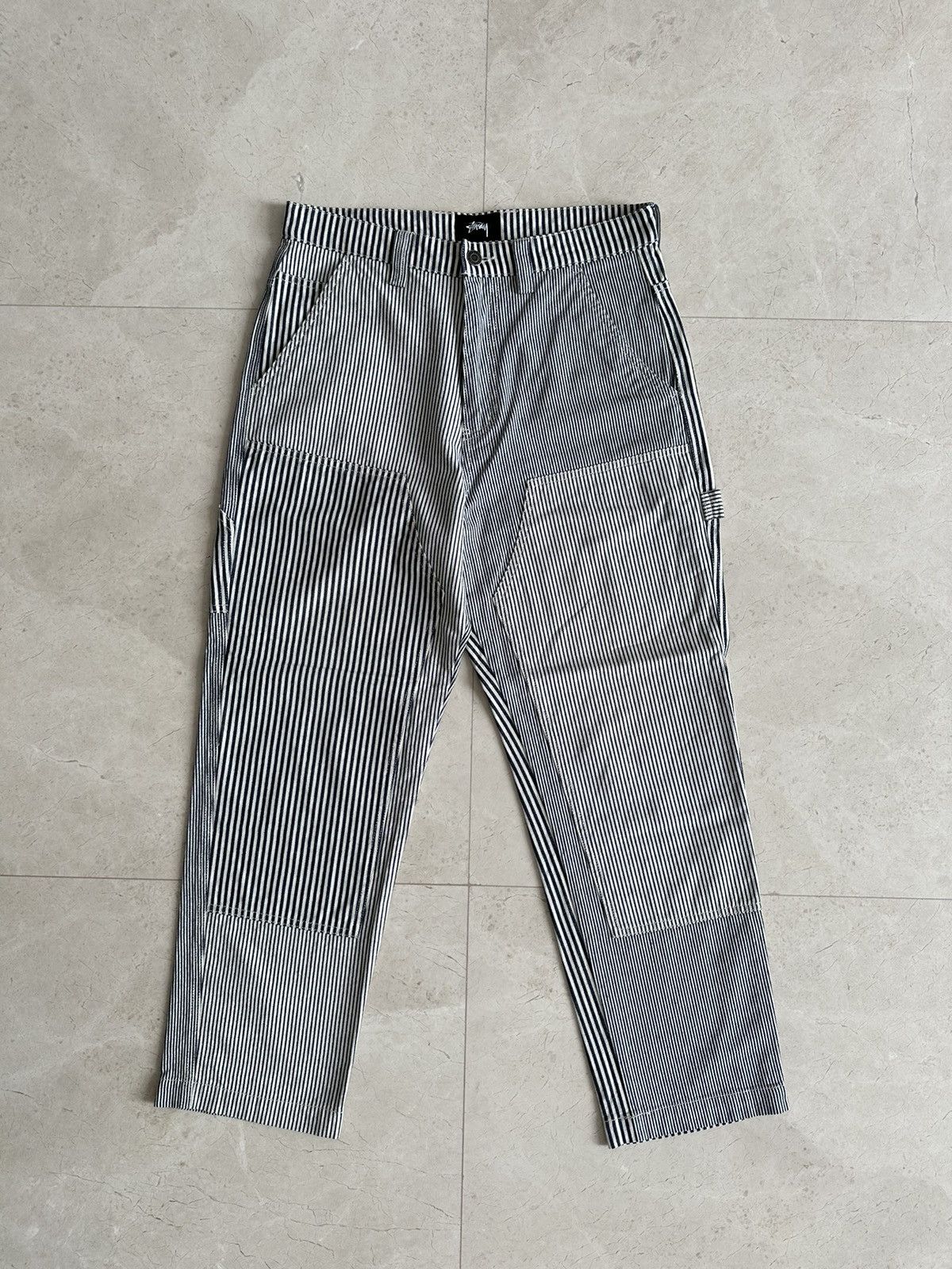 Stussy Mixed Stripe Work Pants | Grailed