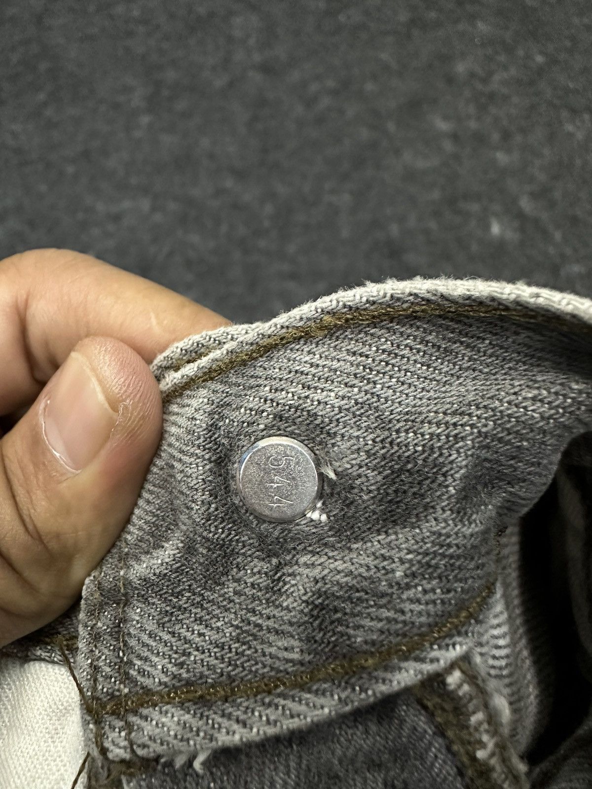 Levi's Vintage 90s Levi’s 501 Usa Grey Faded Denim F35 Size US 30 / EU 46 - 10 Thumbnail