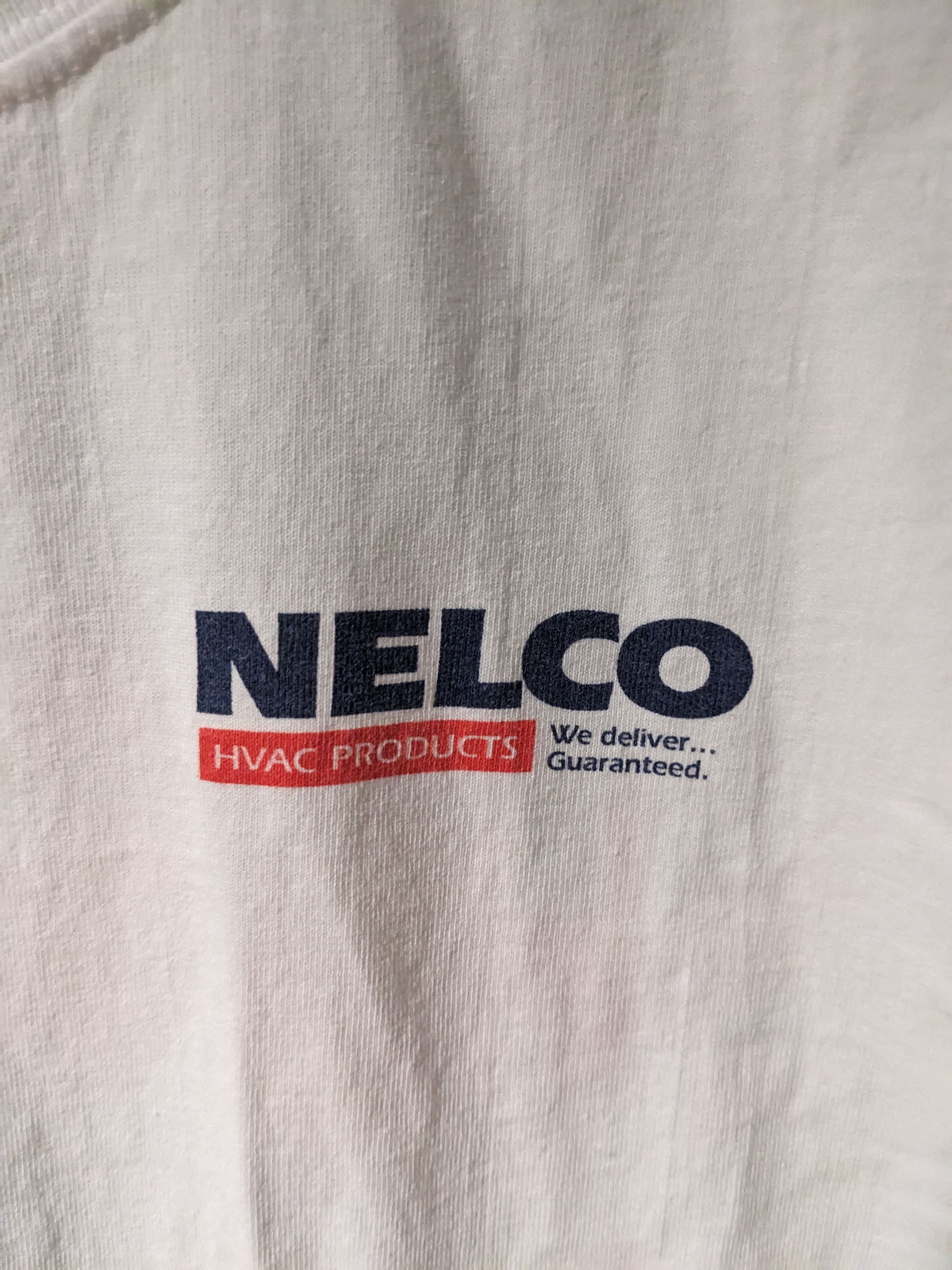 Vintage Vintage Nelco HVAC We Make That Dog Hunt White Large T-Shirt Size US L / EU 52-54 / 3 - 5 Thumbnail