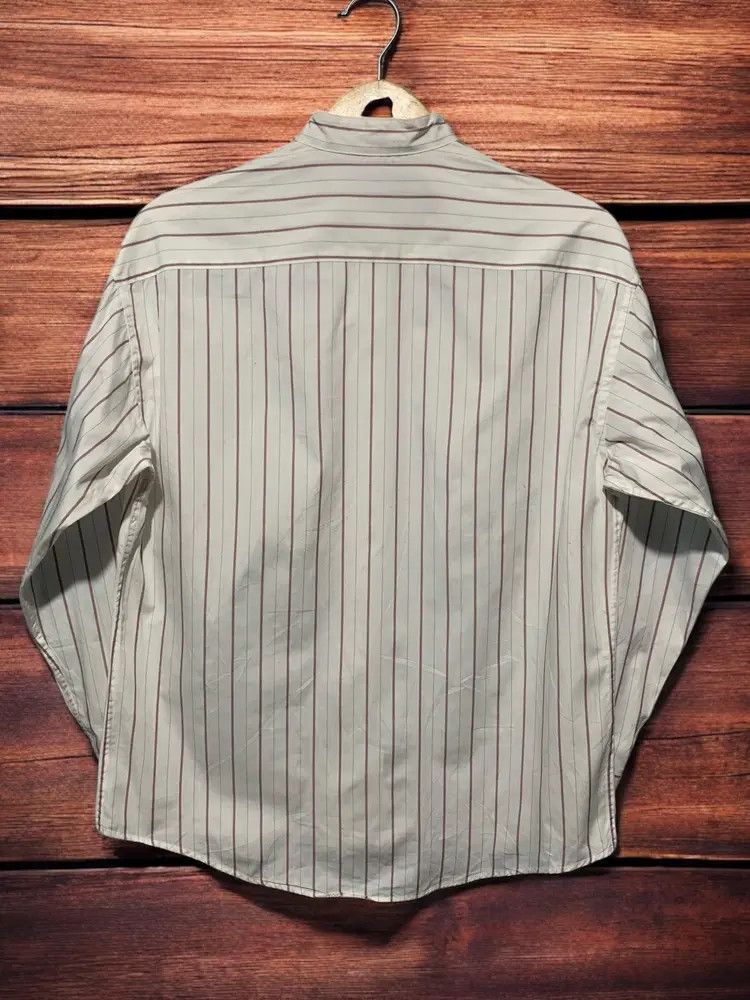 Issey Miyake Issey Miyake IM stripe mandarin shirt Size US M / EU 48-50 / 2 - 2 Thumbnail