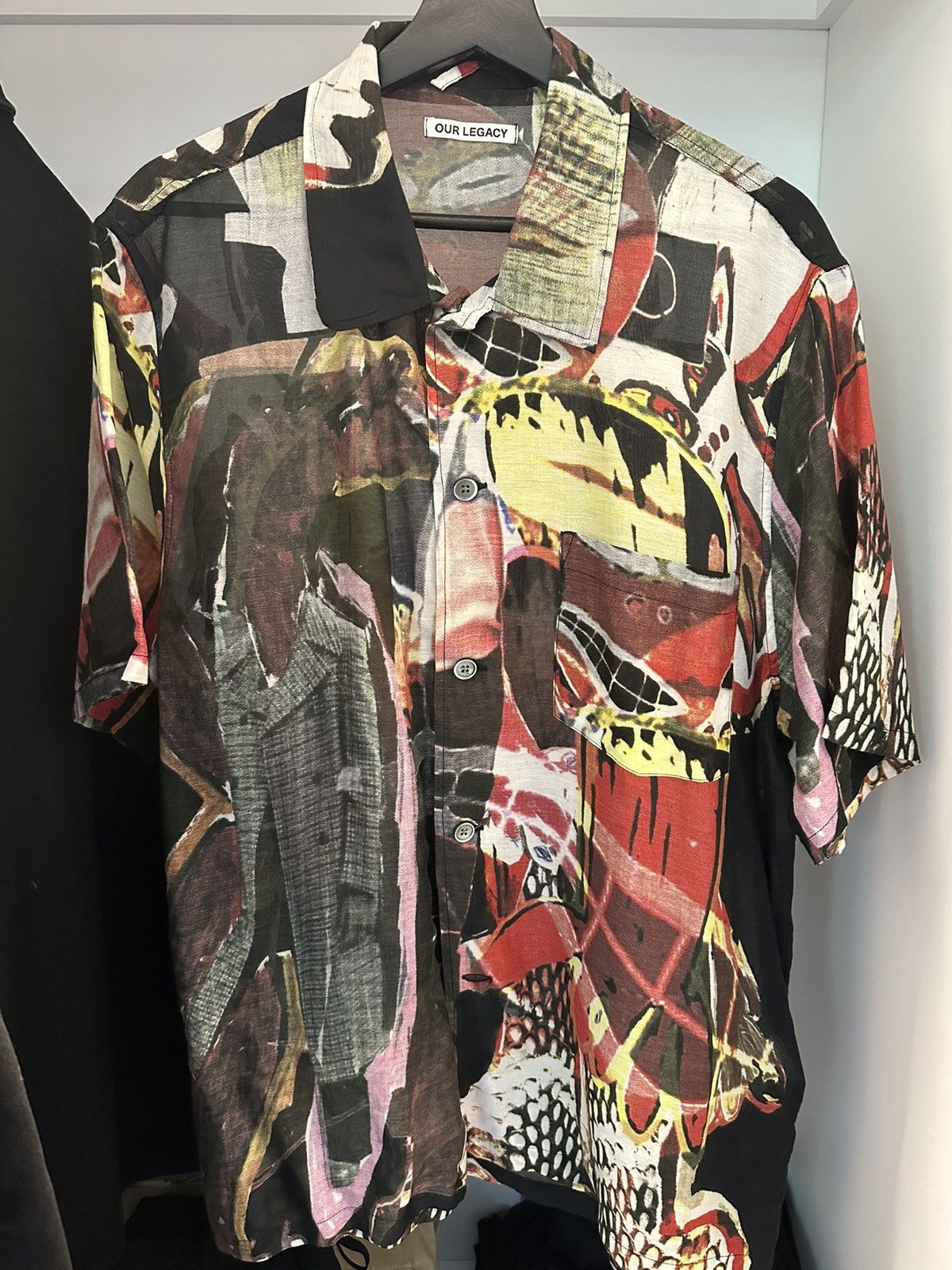 Our Legacy Our Legacy Printed Camp Collar Shirt Size US M / EU 48-50 / 2 - 1 Thumbnail
