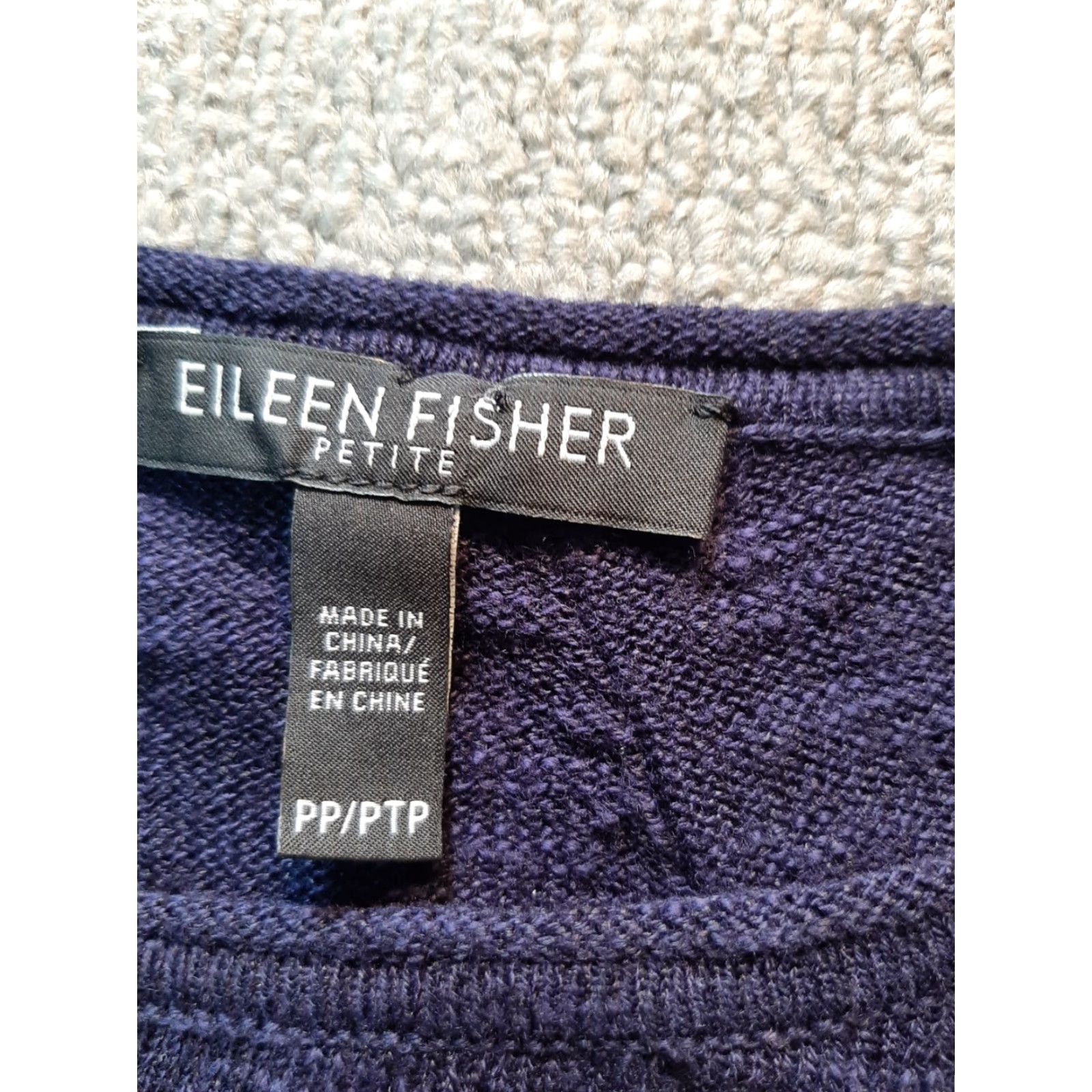 Eileen Fisher Eileen Fisher Sweater Women PP Blue Knit Sleeveless Cardigan Lightweight Petite Knit Sleeveless Women PP Blue Cardigan Size XXS / US 00 / IT 34 - 2 Thumbnail