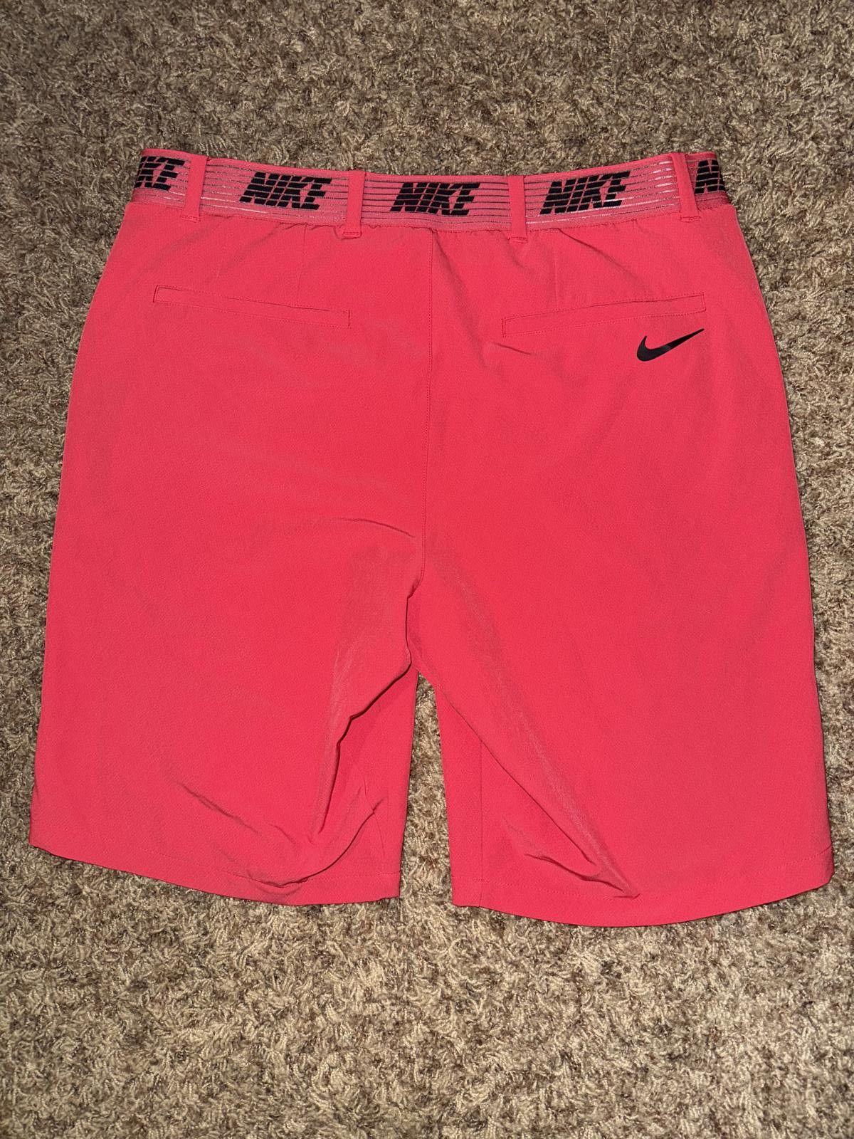 Nike Nike Flex Mens Slim Fit Golf Red Shorts Sample Size US 34 / EU 50 - 6 Thumbnail