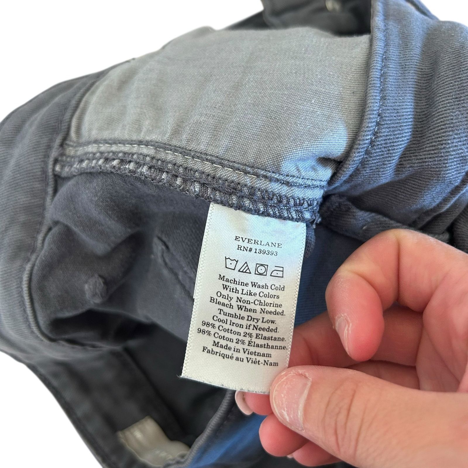 Everlane Everlane Gray Utility Pants Sz 6 Size 28" / US 6 / IT 42 - 3 Thumbnail