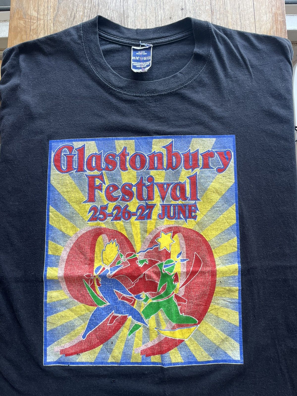 Band Tees × Vintage Vintage Glastonbury Festival 1999’s Tshirt Size US XL / EU 56 / 4 - 4 Thumbnail