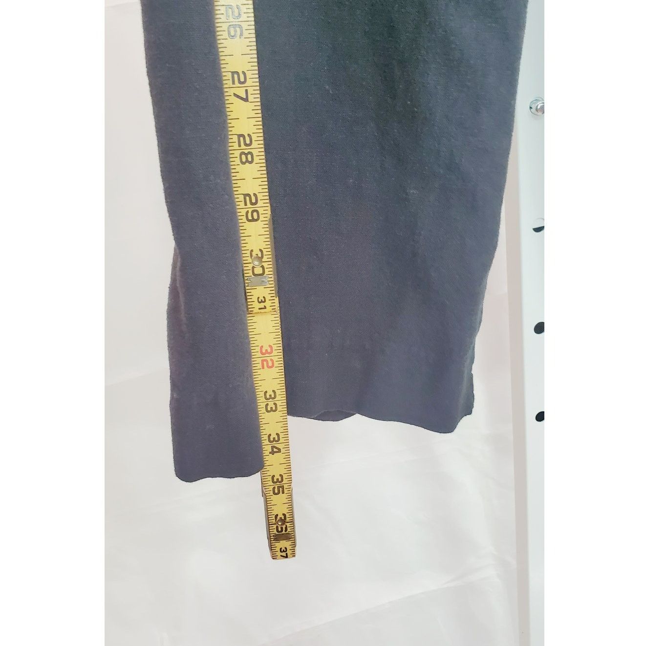Abercrombie & Fitch Abercrombie & Fitch Black Linen Blend Trouser Pants 27/4 Size 27" / US 4 / IT 40 - 8 Thumbnail