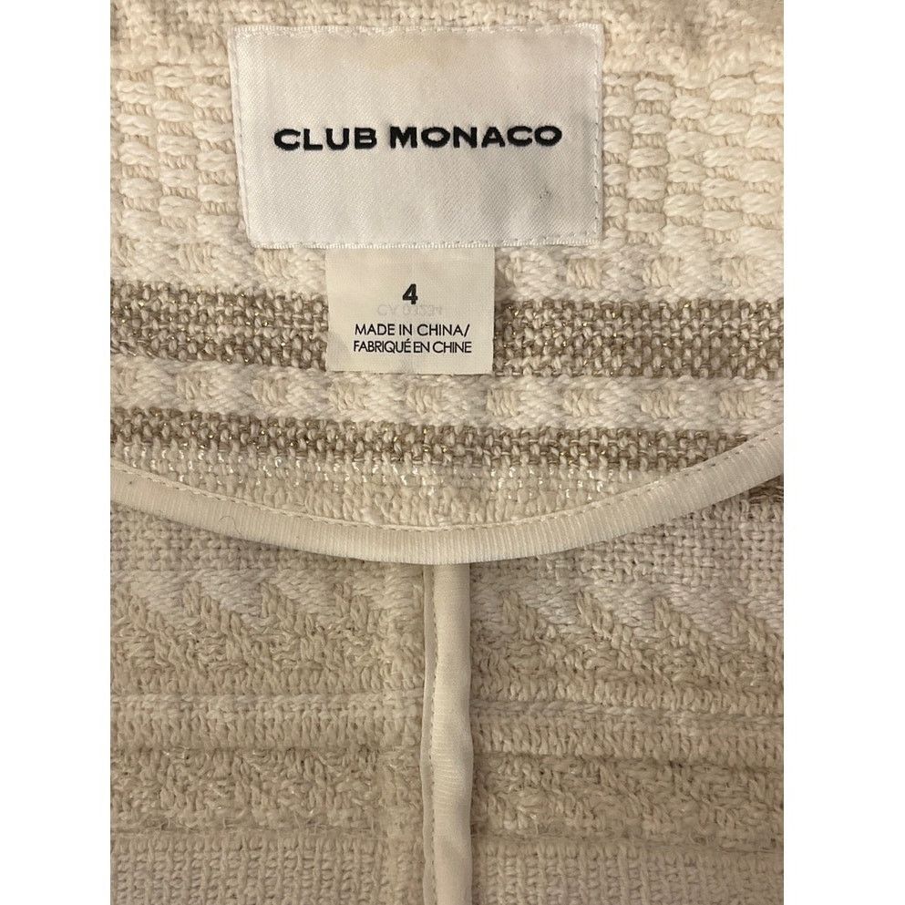Club Monaco Club Monaco Blazer collarless jacket Front Zip Size: 4 Size S / US 4 / IT 40 - 6 Thumbnail