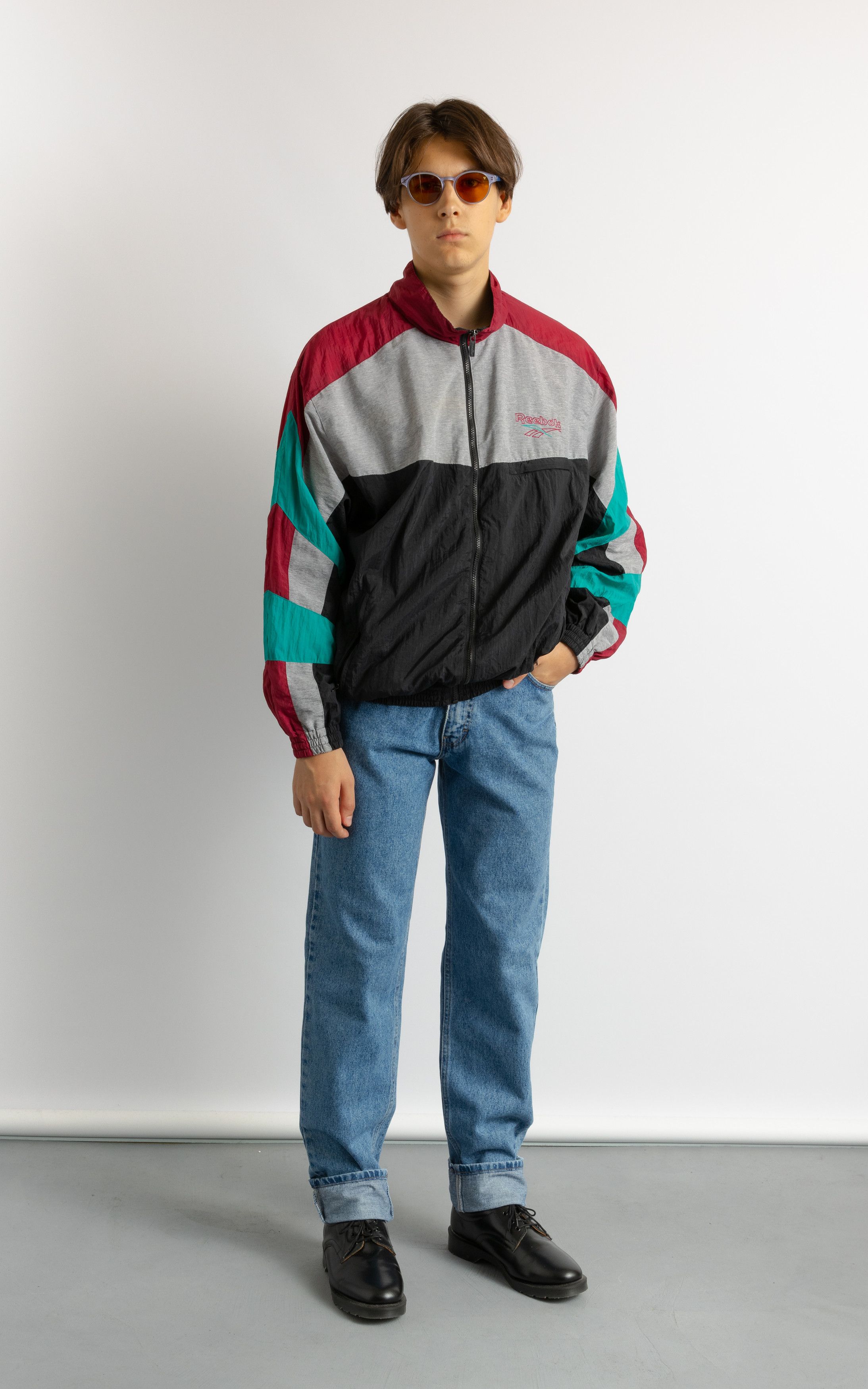 Reebok Reebok Jacket red green authentic jacket 8735 Size US L / EU 52-54 / 3 - 7 Thumbnail