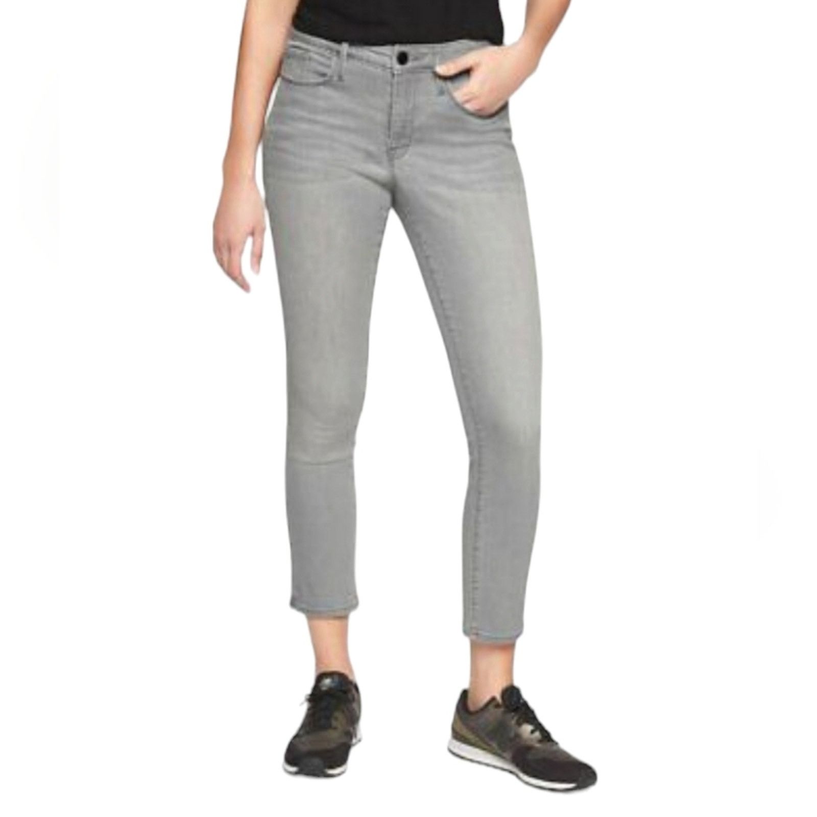 Athleta Athleta Sculptek gray ankle jeans 8 Size 30" / US 8 / IT 44 - 1 Thumbnail