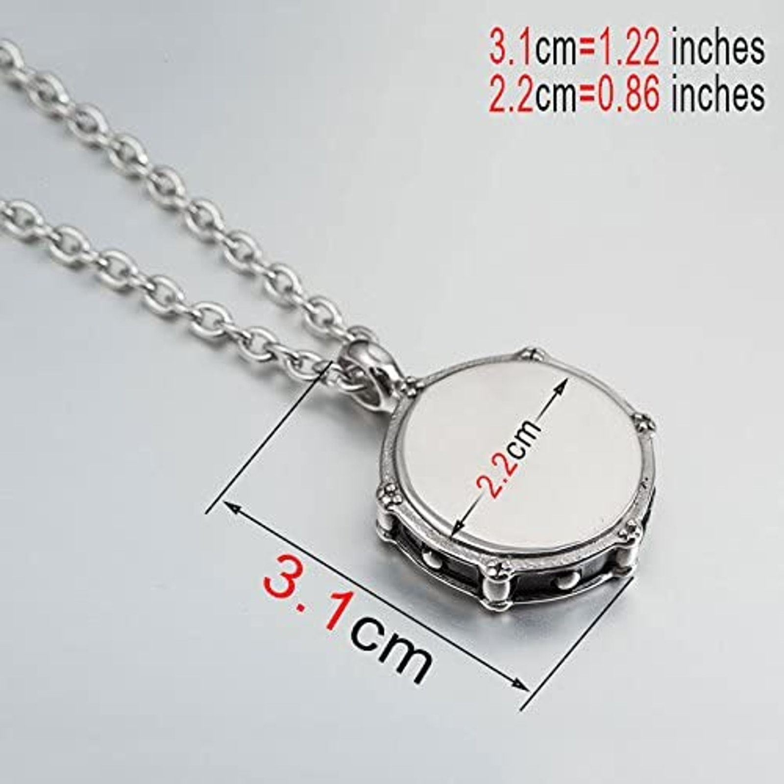 & Other Stories Drummer Necklace - Drum Gift for the Band Drummer Snare Drum Size ONE SIZE - 4 Thumbnail