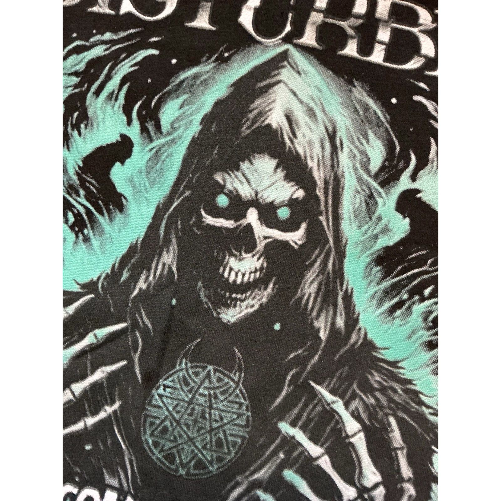 Vintage VINTAGE Disturbed 25 Years Of The Sickness Hoodie Mens Size M Black Rock Pullover Skull Skeleton 90s Concert? Size US M / EU 48-50 / 2 - 6 Thumbnail