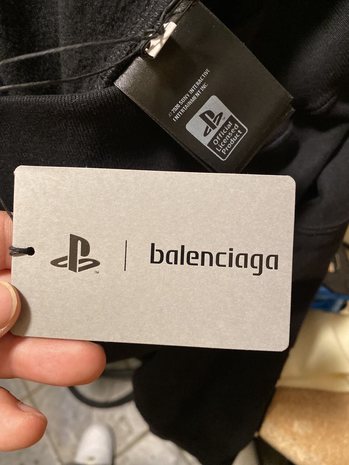 Balenciaga × Playstation Balenciaga PlayStation Oversize Cotton Hoodie Size US S / EU 44-46 / 1 - 5 Thumbnail