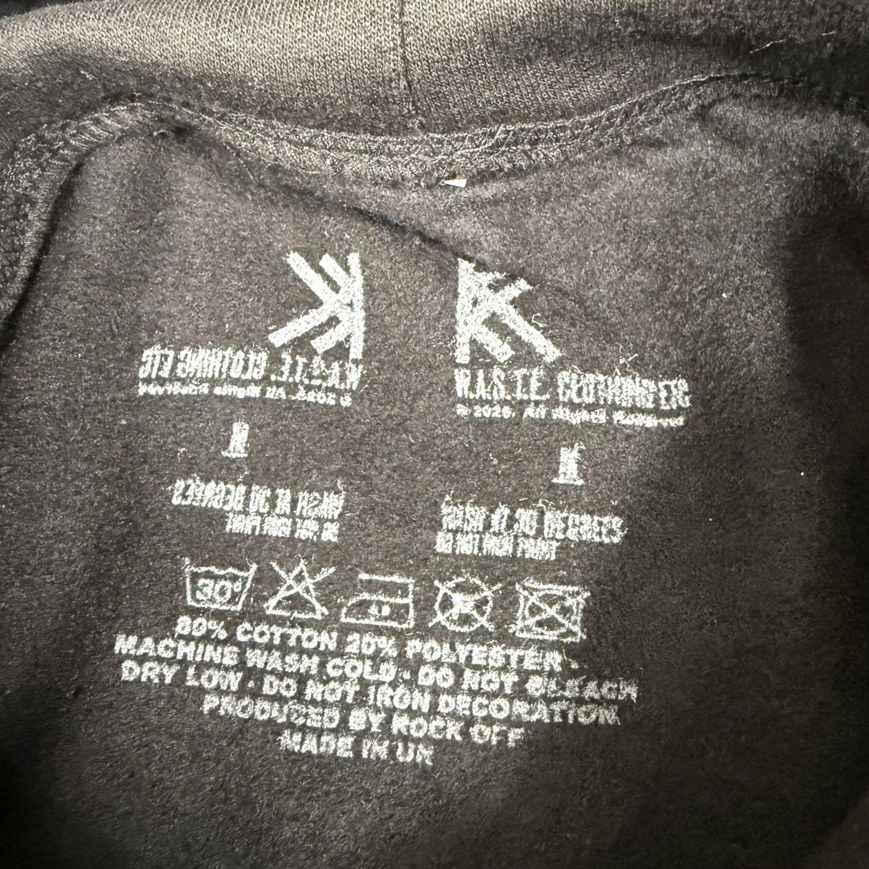 Vintage Radiohead Hoodie Mens M Black Pullover Graphic Print Kangaroo Pocket Lined Band Music Bearhead Fleece Size US M / EU 48-50 / 2 - 7 Thumbnail