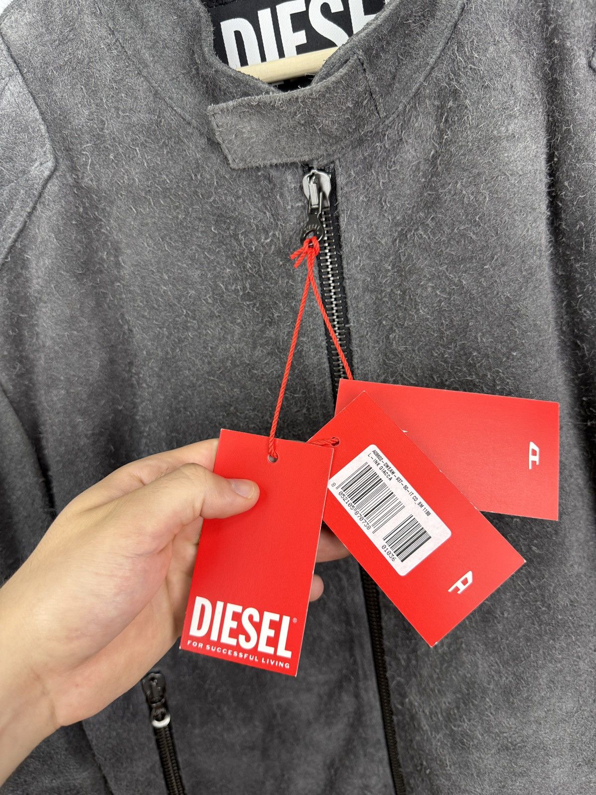 Diesel ❗️NEW🇮🇹 Diesel Suede Bike Jacket Cowhide Leather Made in Italy Size US M / EU 48-50 / 2 - 10 Thumbnail