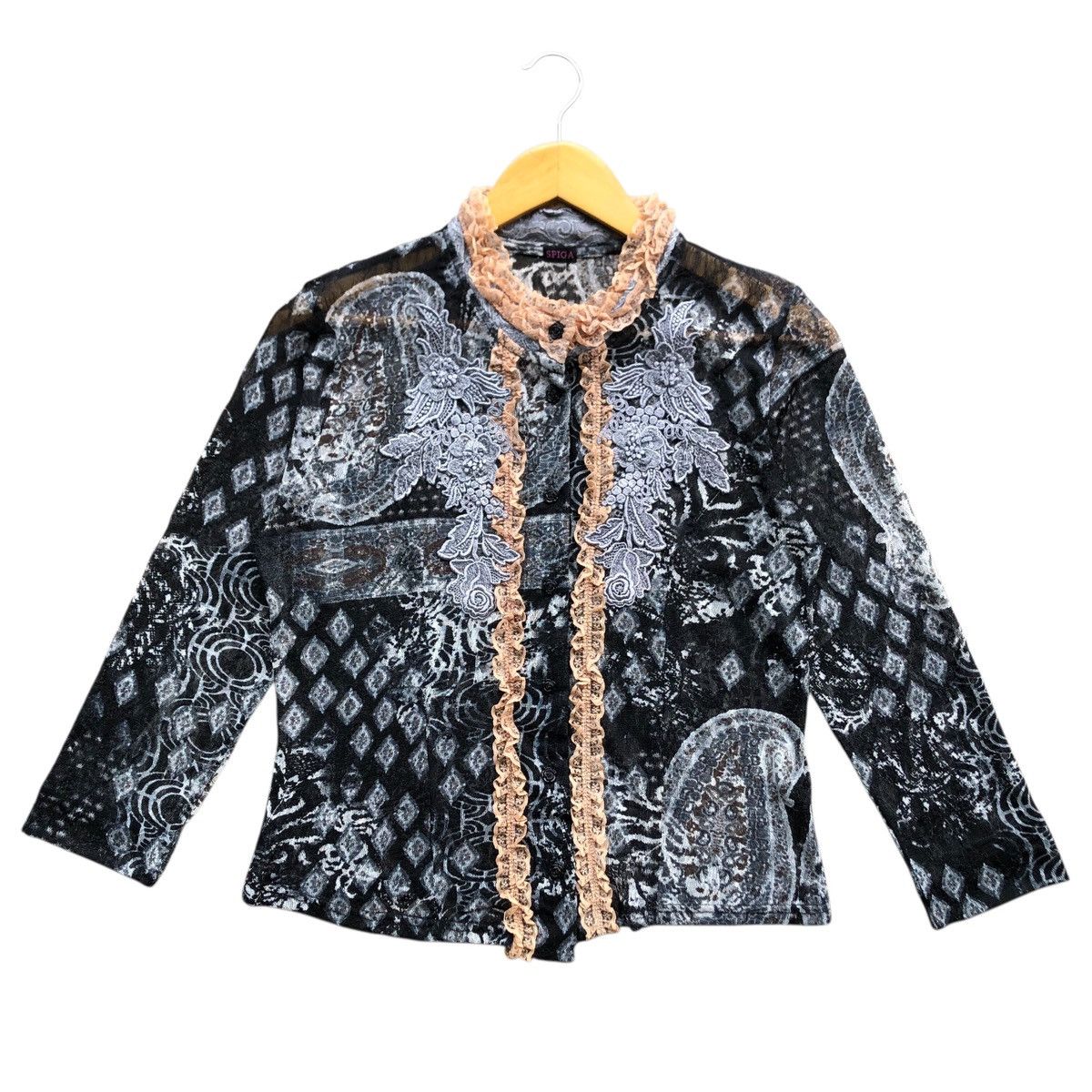 Tornado Mart 💥rare💥 japanese SPIGA punk gothic shirt Size L / US 10 / IT 46 - 1 Thumbnail
