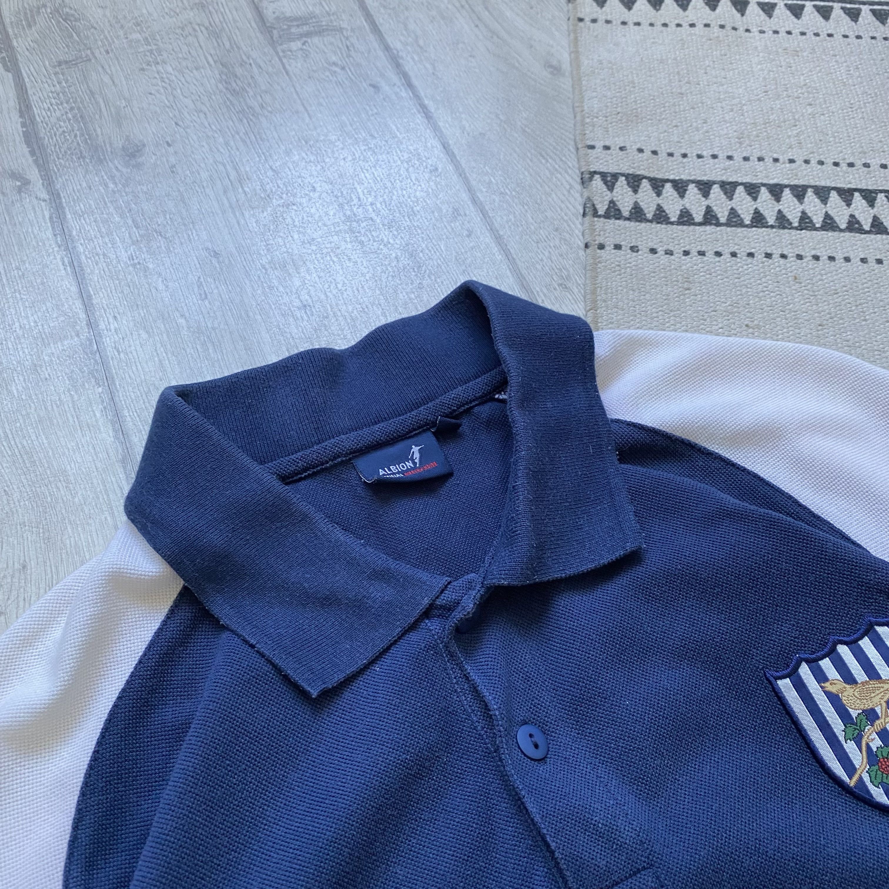 Diadora ⚽️ Vintage Diadora West Bromwich Albion Jersey Polos Tee Size US XL / EU 56 / 4 - 7 Thumbnail