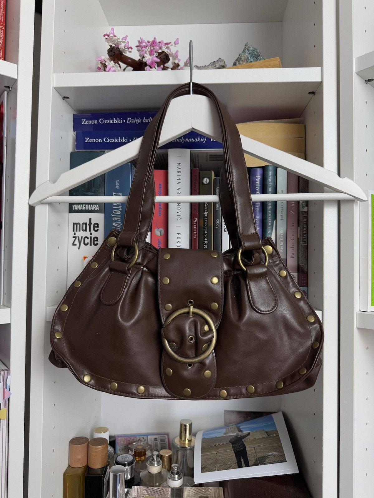 Japanese Brand VIntage y2k leather shoulder hand bag avantgarde opium retro Size ONE SIZE - 1 Thumbnail