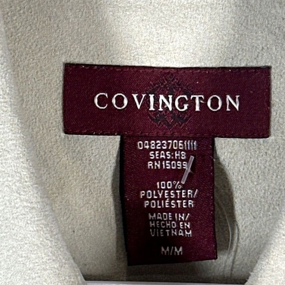 Vintage Covington Mens Long Sleeve Shirt Beige Size Medium Button Up Size US M / EU 48-50 / 2 - 7 Thumbnail