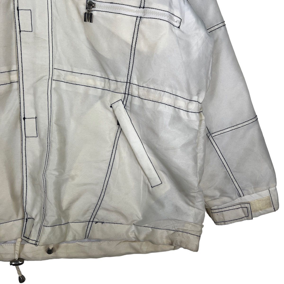 Japanese Brand 🔥 MONO SPORTS INSULATION EMBROIDERY BIG LOGO JACKET Size US XL / EU 56 / 4 - 6 Thumbnail