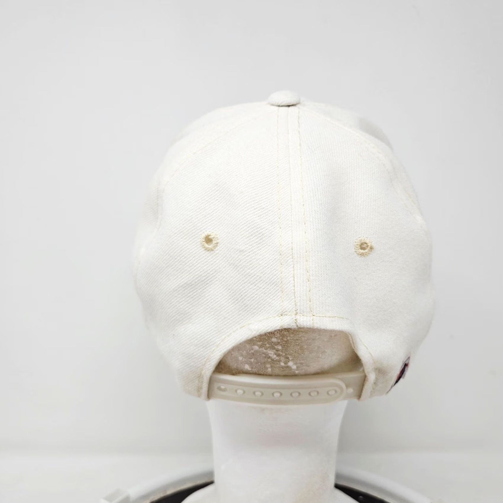 Etro The Game Clemson University Tigers Retro Circle Adjustable Snapback Hat Cap 90s Womens Mens Unisex Adults White Cotton Solid Casual Sports University Size ONE SIZE - 4 Thumbnail