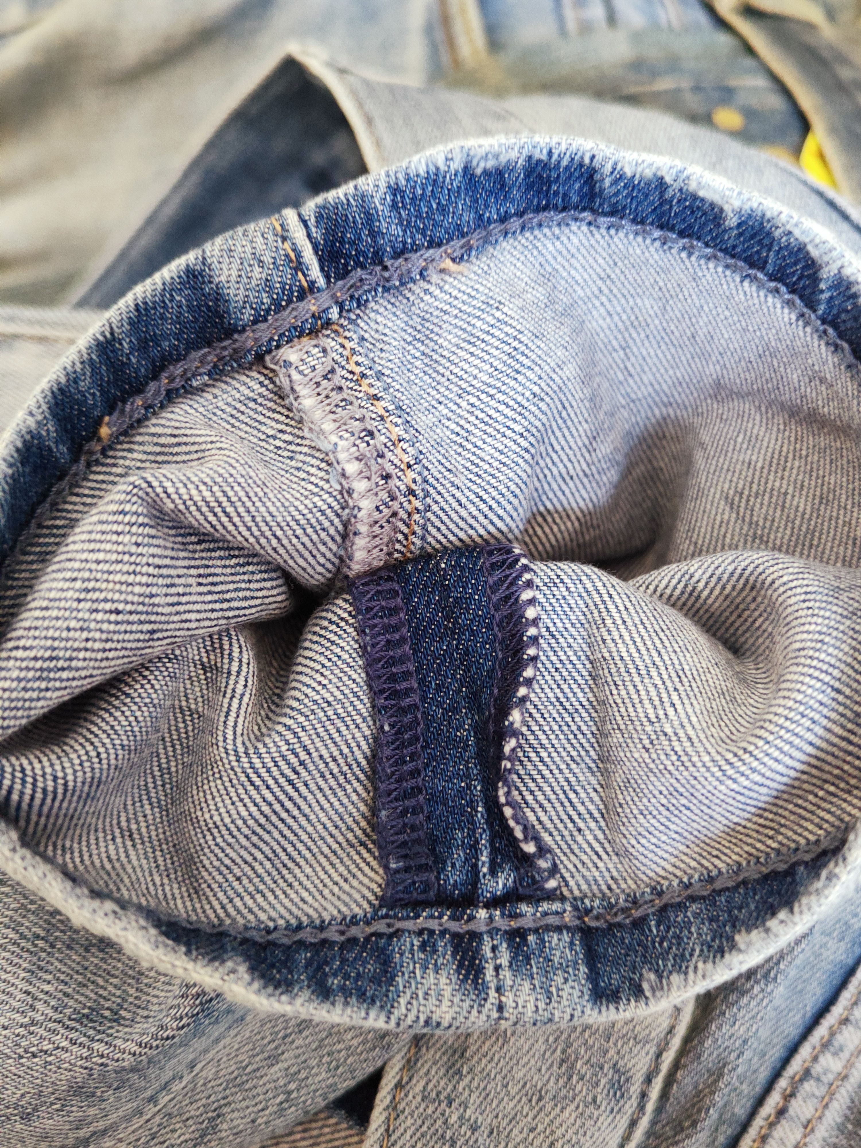 Japanese Brand Uniqlo japan vintage Blue Distressed Ripped Jeans #W616 Size US 30 / EU 46 - 12 Thumbnail