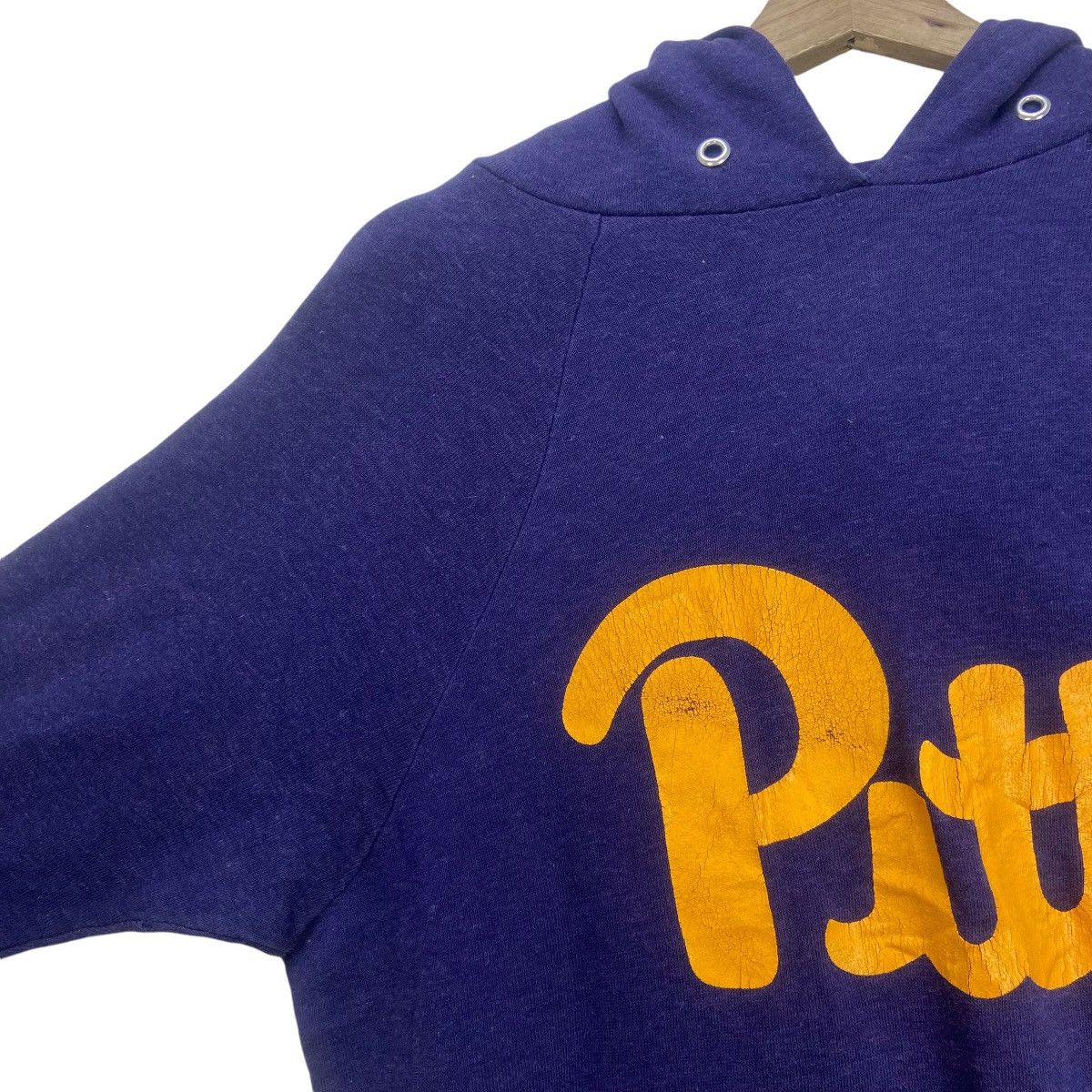 Vintage Vintage 80s Pittsburgh Pullover Hoodie Sweatshirt Size US L / EU 52-54 / 3 - 4 Thumbnail