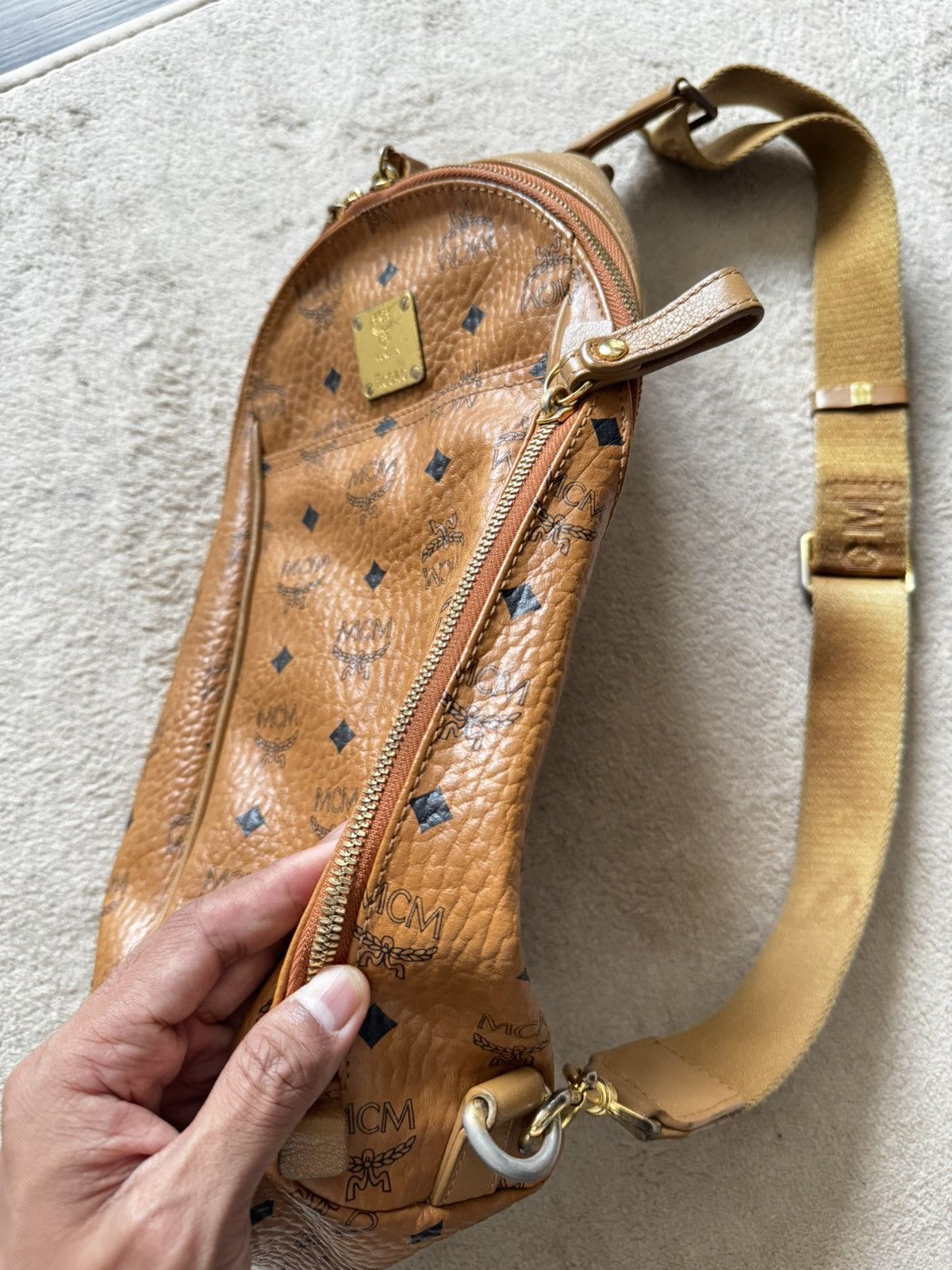 MCM MCM shoulder bag cognac Size ONE SIZE - 4 Thumbnail
