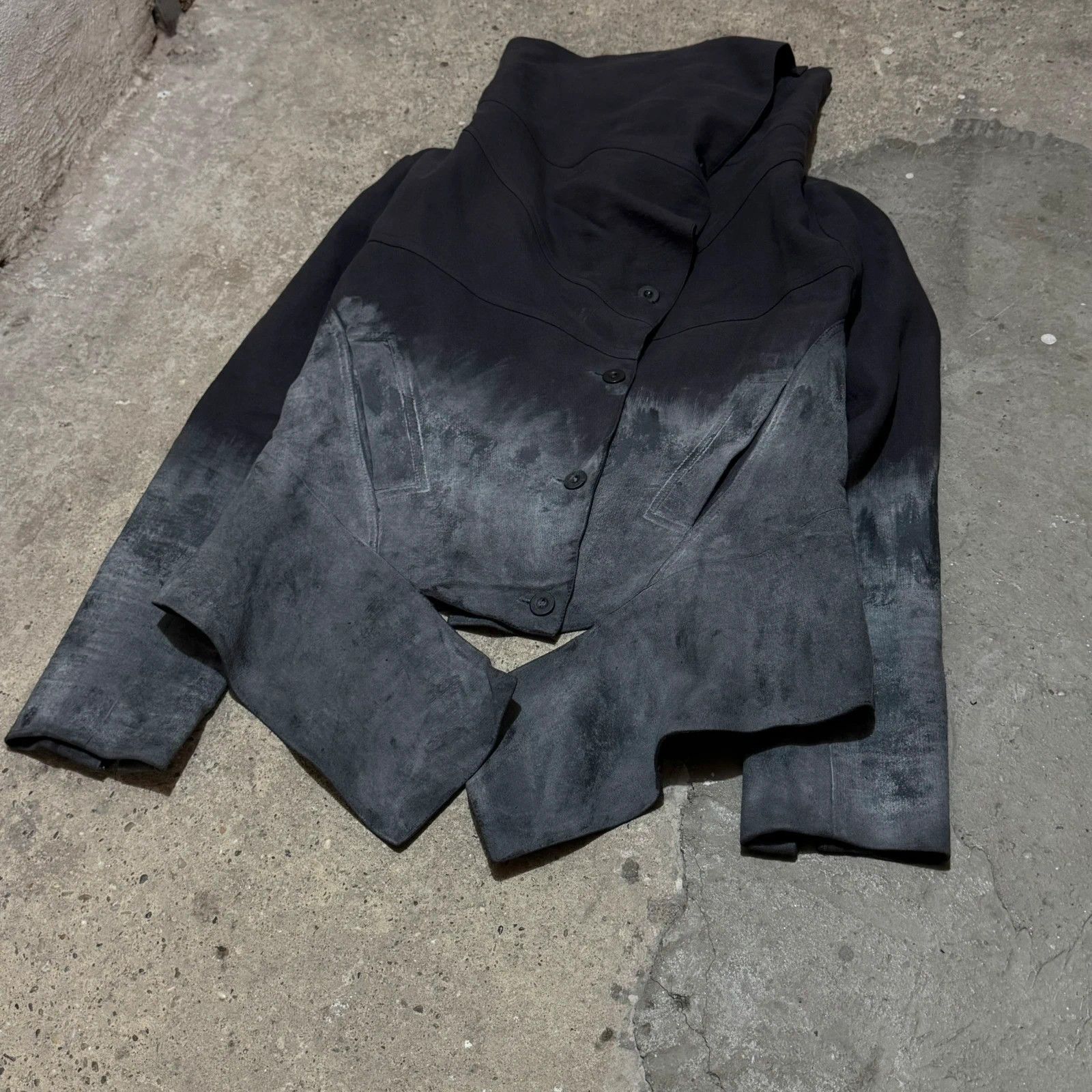 Sandrine Philippe Sandrine Philippe Paris high neck avant garde jacket Size S / US 4 / IT 40 - 2 Thumbnail