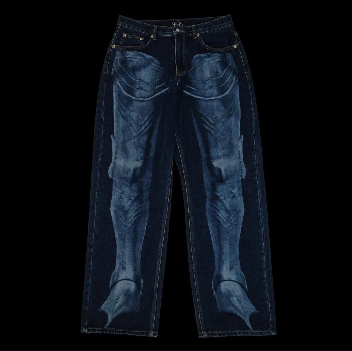 Thug Club knight full stud denim pants | Grailed