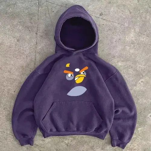 Other Norika x Yuko Purple Vintage Cartoon Bird Print Hoodie Size US L / EU 52-54 / 3 - 3 Thumbnail