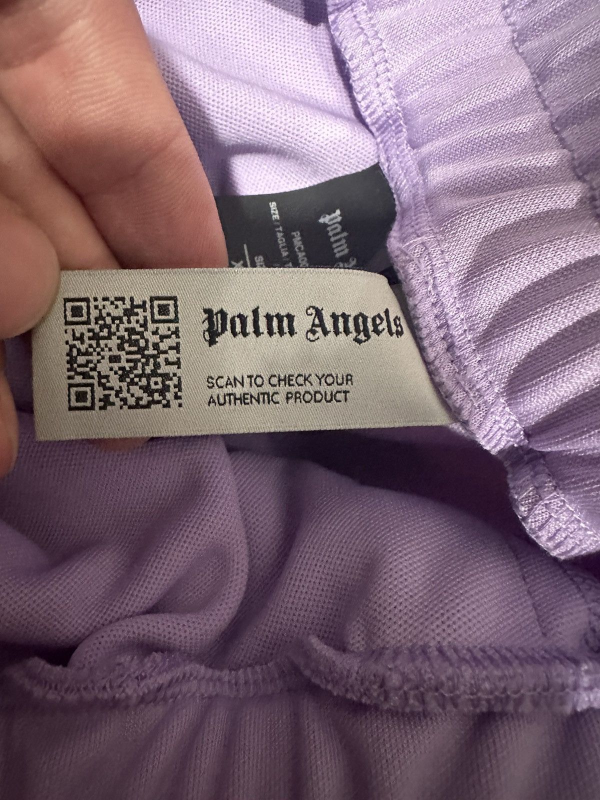 Palm Angels PALM ANGELS TRACK PANT LILAC Size US 36 / EU 52 - 4 Thumbnail