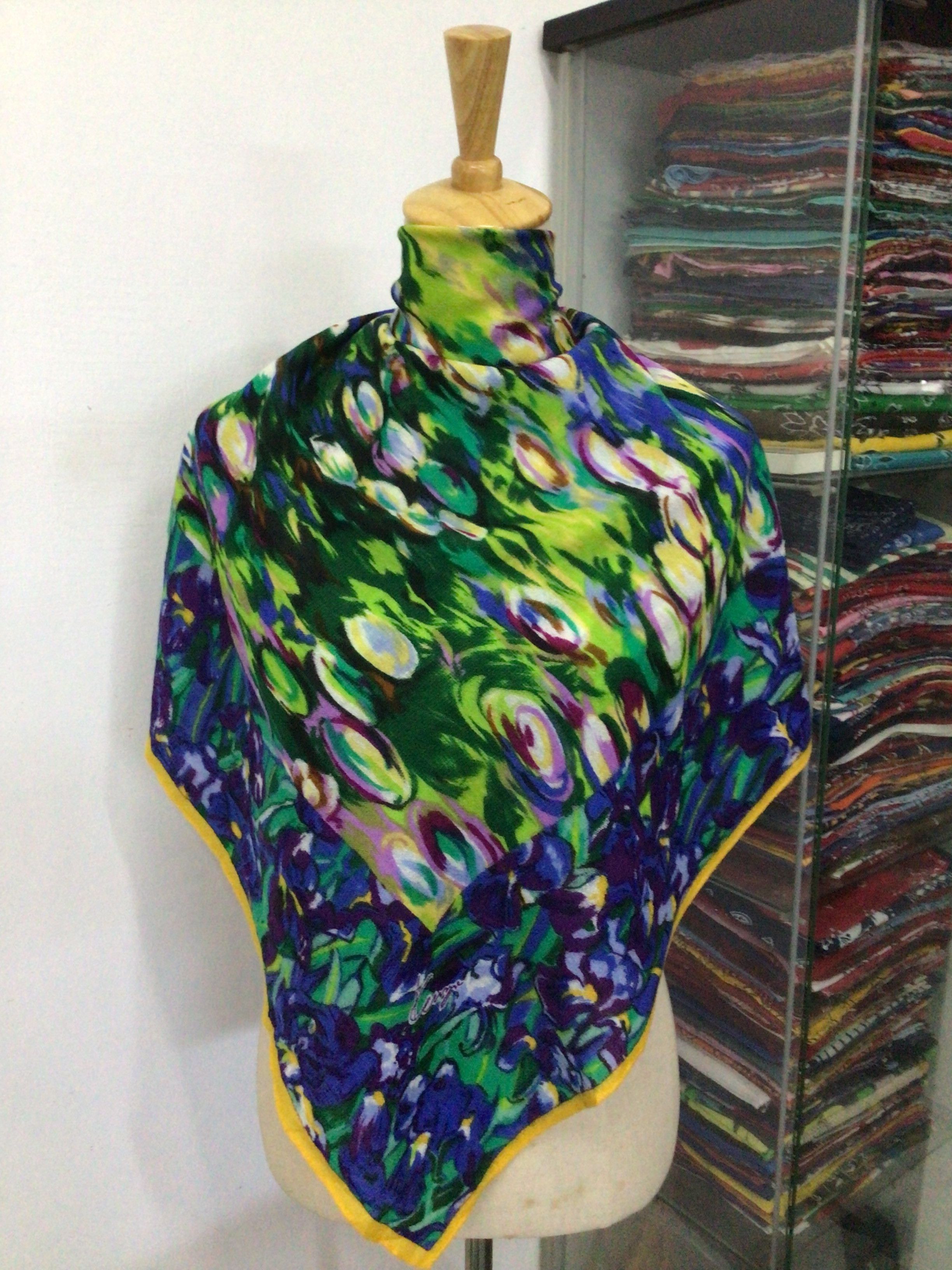 Kenzo × Vintage Vintage Kenzo Silk Scarf Size ONE SIZE - 1 Thumbnail