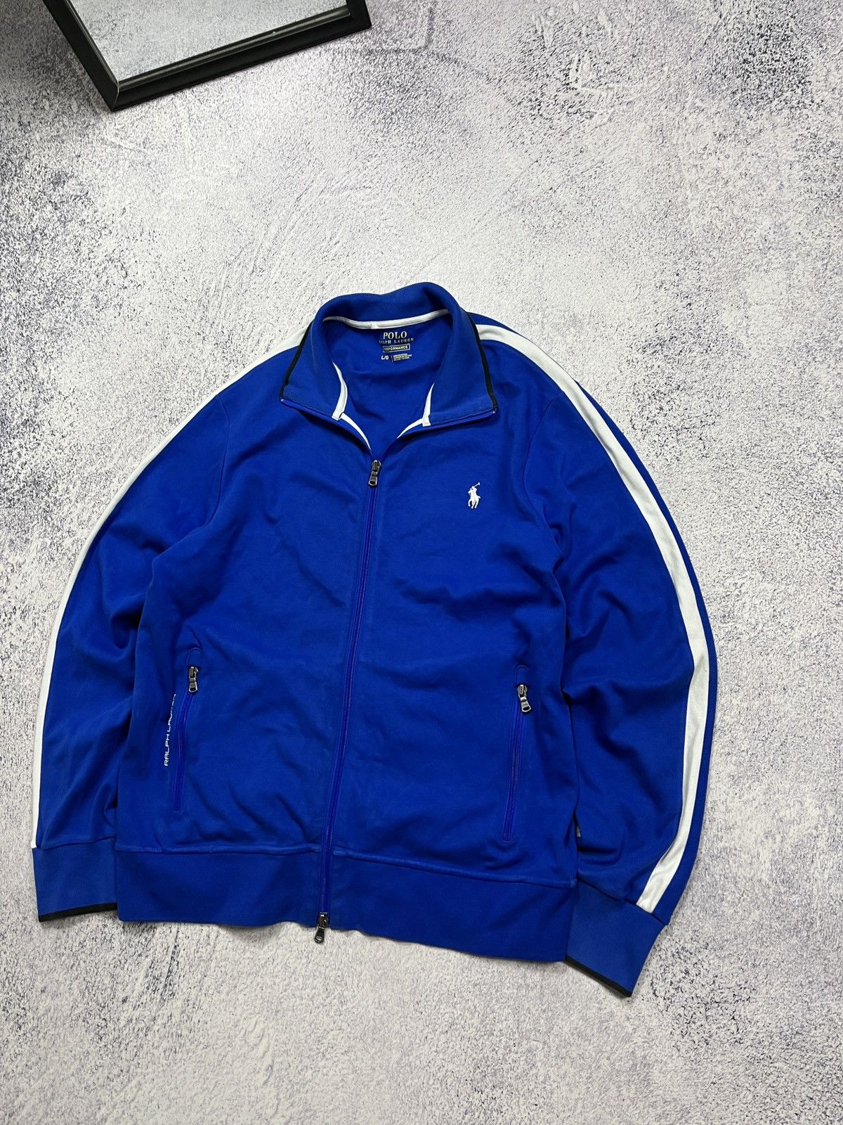 Polo Ralph Lauren Vintage Polo Ralph Lauren Performance Track Jacket Y2K Size US XL / EU 56 / 4 - 3 Thumbnail