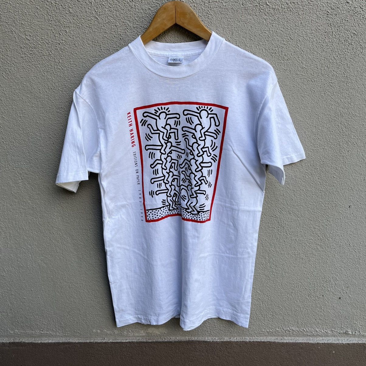 Keith Haring Vintage 90s KEITH HARING pop art tee popshop Size US M / EU 48-50 / 2 - 1 Thumbnail