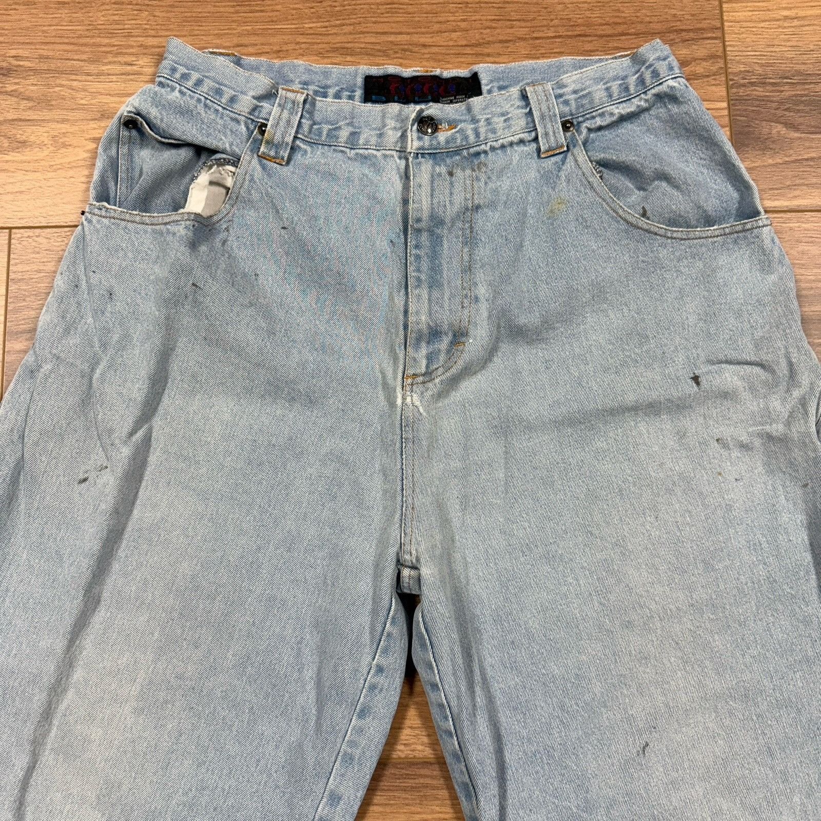 Vintage Vintage Hot Chili Blues Baggy Denim Shorts Size 36 (34x13) 9 Size US 36 / EU 52 - 5 Thumbnail