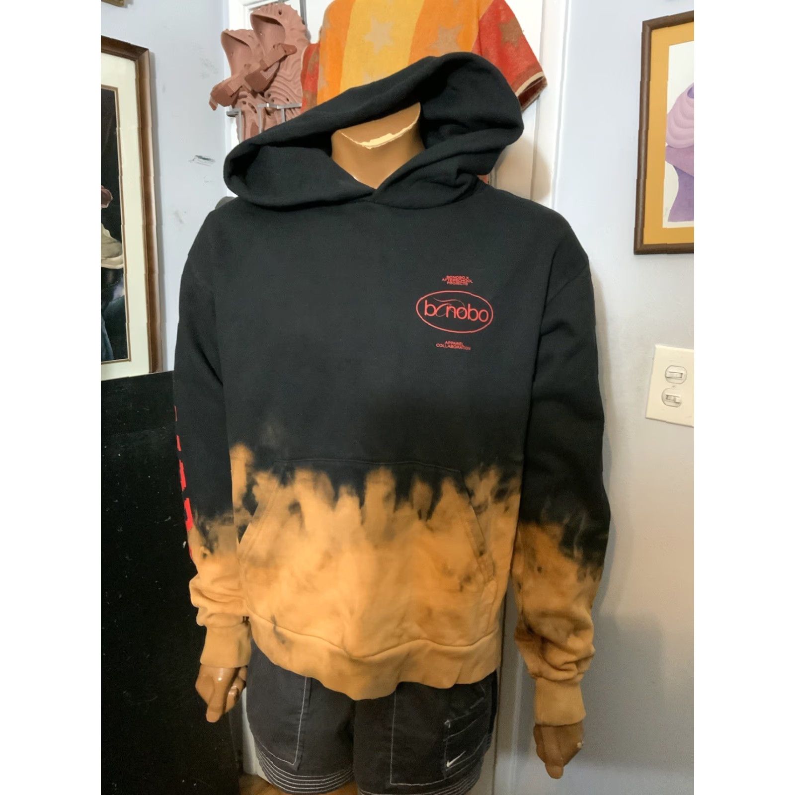 Bonobos Afterschool Projects X Bonobo DJ Electronic Trip Hop Heavyweight Pullover Hoodie Mens S Multicolor Size US S / EU 44-46 / 1 - 7 Thumbnail