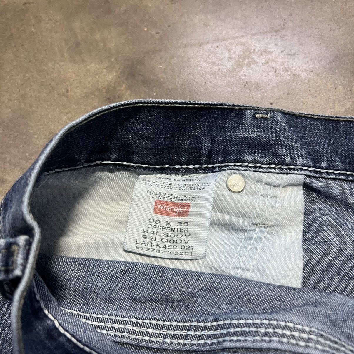 Vintage × Wrangler Vintage Wrangler Carpenter Workwear Jeans Baggy Faded Skater Size US 38 / EU 54 - 8 Thumbnail