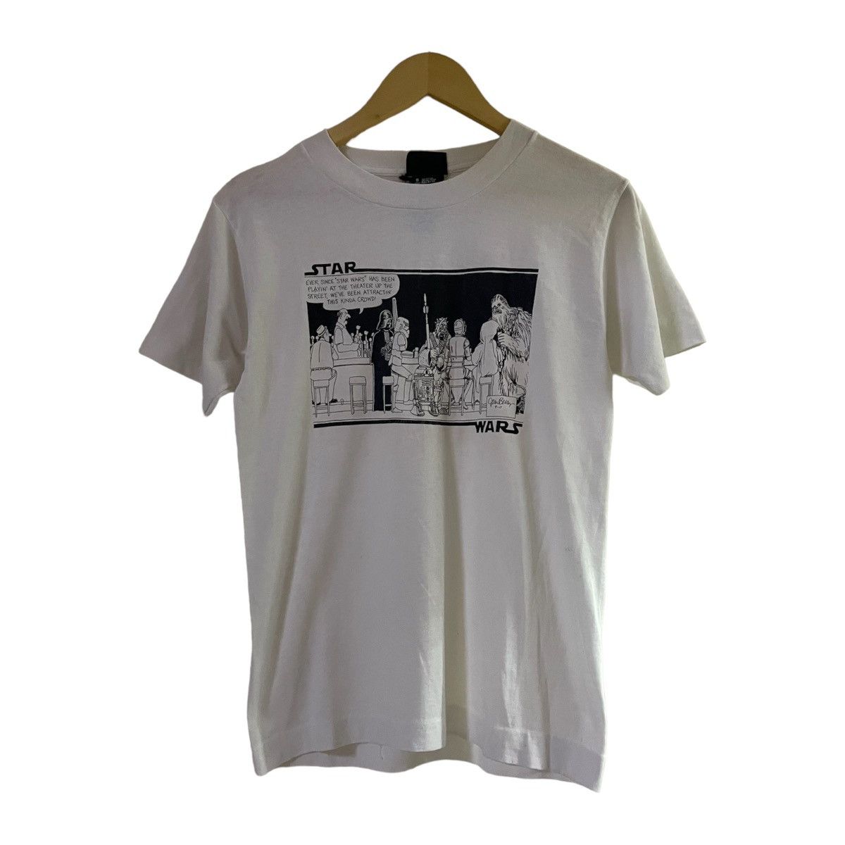 Star Wars × Vintage Vintage 90’s Scene Start Wars Fruit Of The Loom Size US S / EU 44-46 / 1 - 2 Thumbnail